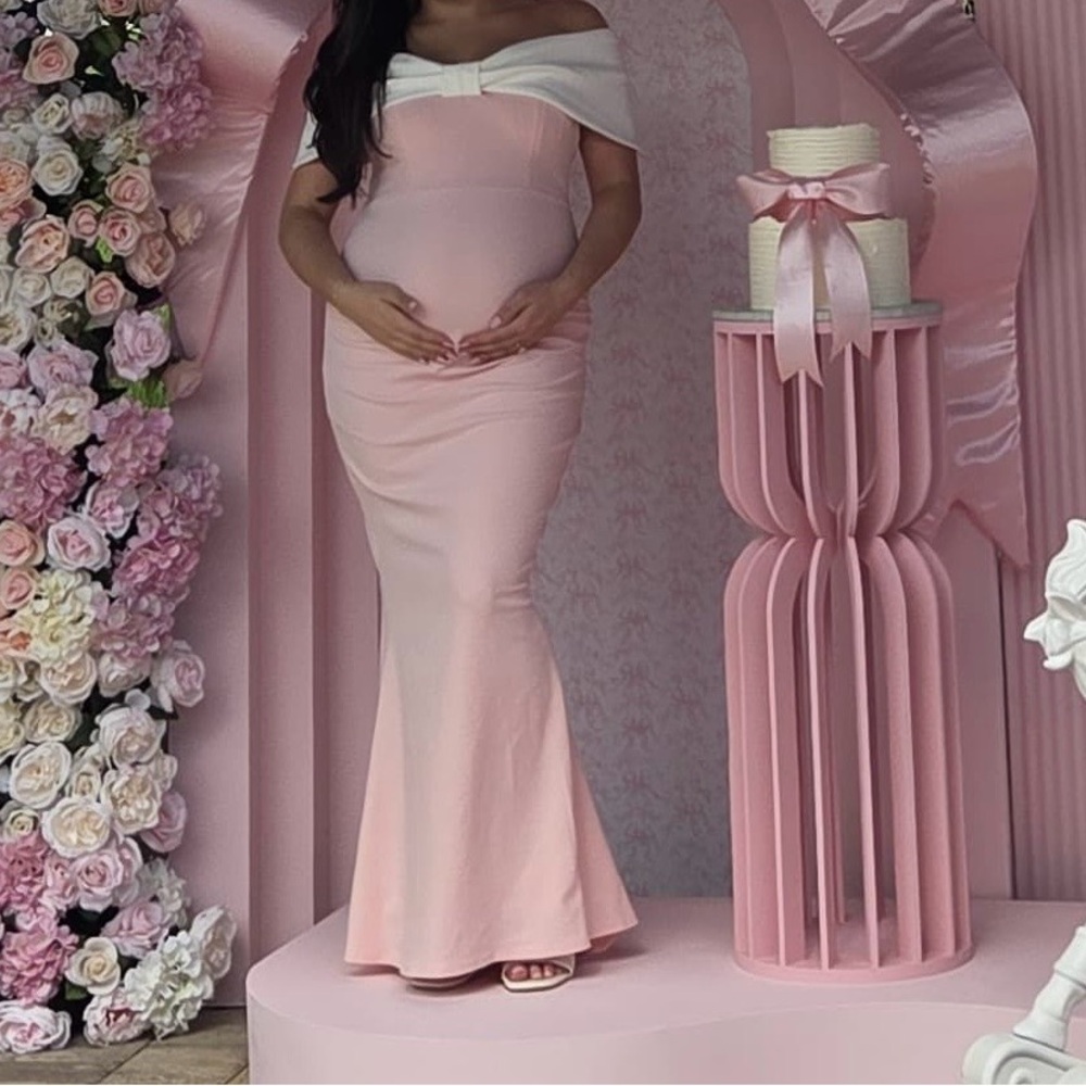 Baby Shower Bow Dress - Picture 9 of 9